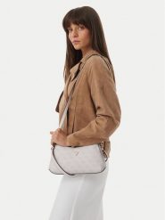 Guess Torebka Noelle II Mini HWBG96 72730 Kremowy. Białe torebki klasyczne Guess, z aplikacjami, ze skóry, bez dodatków. Za 584.99 zł.