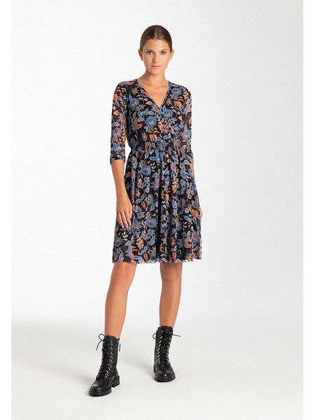 More & More Sukienka w kolorze czarno-niebieskim rozmiar: 42. Czarne sukienki More & More, bez wzorów, bez kołnierzyka, bez ramiączek, mini. Za 96.14 zł.