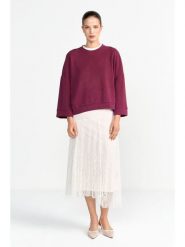 Rich & Royal Bluza w kolorze czerwonym rozmiar: XS. Czerwone bluzy sportowe Rich & Royal, xs, bez wzorów, bez kaptura. Za 294.95 zł.