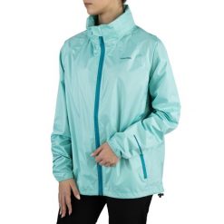 Kurtka przeciwdeszczowa damska Viking Rainier Lady. Niebieskie kurtki sportowe Viking, s, bez wzorów, bez kaptura, trekkingowe. W wyprzedaży za 170.91 zł.