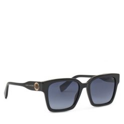 Okulary przeciwsłoneczne The Marc Jacobs. Czarne okulary przeciwsłoneczne THE MARC JACOBS, bez wzorów. Za 429.99 zł.