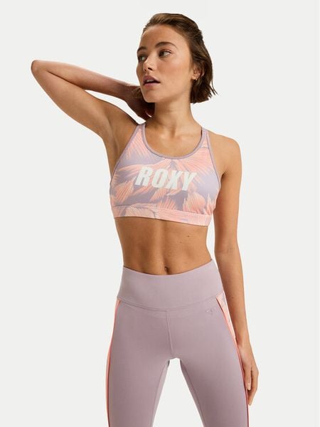 Roxy Biustonosz sportowy Everyday Flow Pt ERJKT04338 Kolorowy. Koszulki sportowe Roxy, bez wzorów, z syntetyku, bez ramiączek, na fitness i siłownię. Za 159.99 zł.