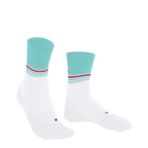 Skarpetki damskie Falke RU4 Endurance Cool. Białe skarpety Falke, bez wzorów, z elastanu. Za 139.00 zł.