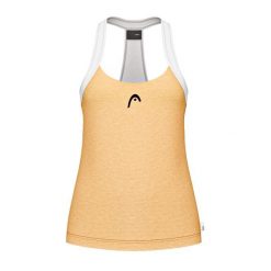 Damski tank top Head Play Tech. Żółte topy Head, bez wzorów, bez kołnierzyka, bez ramiączek. Za 351.00 zł.