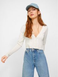 JJXX Kardigan Sabel 12224471 Biały Regular Fit. Białe kardigany JJXX, xl, bez wzorów, z wiskozy. Za 49.99 zł.