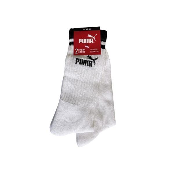 Puma Skarpety 2-Pack 93899201. Białe skarpety Puma, bez wzorów, z bawełny. Za 39.99 zł.