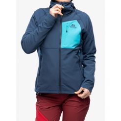 Bluza trekkingowa damska Mountain Equipment Arrow Hooded Jacket. Niebieskie bluzy MOUNTAIN EQUIPMENT, xs, bez wzorów, bez kaptura. Za 455.99 zł.