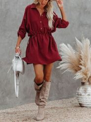 Milan Kiss Sukienka w kolorze bordowym rozmiar: M. Czerwone sukienki Milan Kiss, m, bez wzorów, z wiskozy, bez kołnierzyka, bez ramiączek, mini. Za 174.43 zł.