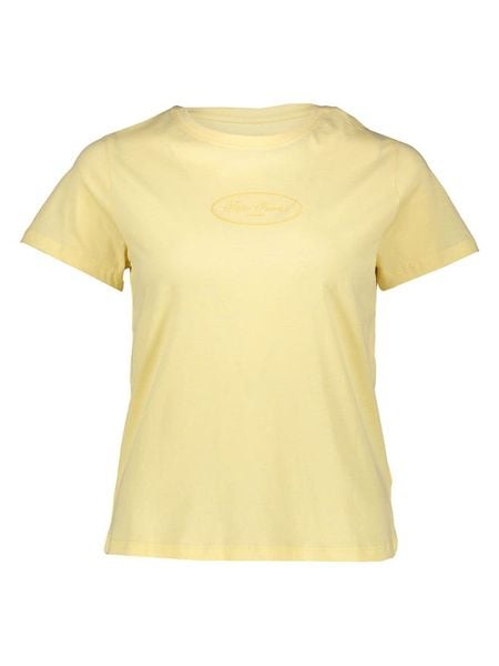 Pepe Jeans Koszulka w kolorze żółtym rozmiar: M. Żółte bluzki Pepe Jeans, m, bez wzorów, z bawełny, bez kołnierzyka, bez ramiączek. Za 73.95 zł.