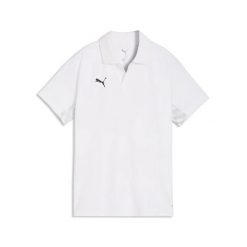 Damska koszulka polo Puma Liga Sideline 2026/27. Białe koszulki polo Puma, m, bez wzorów, z materiału, bez kołnierzyka, bez ramiączek. Za 193.00 zł.