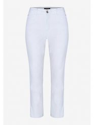 More & More Dżinsy - Slim fit - w kolorze białym rozmiar: 36. Białe jeansy More & More, z aplikacjami. Za 167.28 zł.