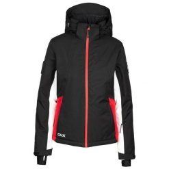 Dlx Dolores - Damska kurtka narciarska Dlx czarna. Czarne kurtki narciarskie Trespass, bez wzorów, bez kaptura, narciarskie. Za 622.99 zł.