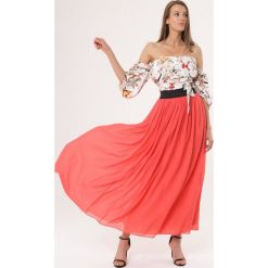 Czerwona Spódnica Impressible. Czerwone spódnice Born2be, na spacer, na lato, m, bez wzorów, maxi, rozkloszowane. Za 39.99 zł.