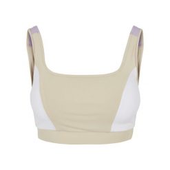 Biustonosz dla kobiet Urban Classics Color Block. Białe bielizna sportowa Urban Classics, s, bez wzorów. Za 167.50 zł.