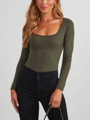 Milan Kiss Koszulka w kolorze khaki rozmiar: XL. Brązowe bluzki Milan Kiss, xl, bez wzorów, bez kołnierzyka, bez ramiączek. Za 84.01 zł.
