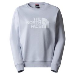 Bluza damska The North Face Drew Peak Crew. Niebieskie bluzy The North Face, m, bez wzorów, bez kaptura. Za 329.70 zł.