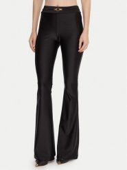 Just Cavalli Legginsy 79PAC1C1 J0108 Czarny Flare Fit. Czarne legginsy Just Cavalli, bez wzorów, z bawełny. Za 649.99 zł.