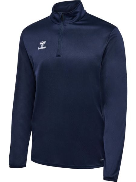 Bluza dresowa 1/2 zip Hummel Essential. Czerwone bluzy Hummel, xl, bez wzorów, z dresówki, bez kaptura. Za 157.00 zł.