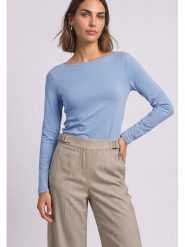 Street One Koszulka w kolorze błękitnym rozmiar: 44. Niebieskie bluzki Street One, bez wzorów, street, bez kołnierzyka, bez ramiączek. Za 109.95 zł.