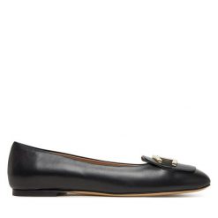 Baleriny Aigner. Czarne baleriny Aigner, bez wzorów, bez obcasa. Za 859.99 zł.