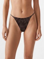 Calvin Klein Underwear Figi klasyczne LV00QF8657 Brązowy. Brązowe figi Calvin Klein Underwear, xs, bez wzorów, z syntetyku. Za 119.99 zł.