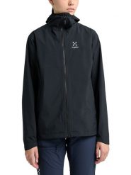 Haglöfs Kurtka funkcyjna "Korp Proof" w kolorze czarnym rozmiar: XL. Czarne kurtki sportowe Haglöfs, m, bez wzorów, z syntetyku, bez kaptura, outdoorowe. Za 416.30 zł.