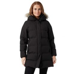 Kurtka uniwersalna damska Helly Hansen Blossom Puffy Parka. Czarne parki Helly Hansen, uniwersalny, z syntetyku, sportowe, z kapturem. Za 769.00 zł.