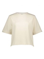 ONLY Koszulka w kolorze beżowym rozmiar: XL. Brązowe bluzki Only, xl, bez wzorów, bez kołnierzyka, bez ramiączek. Za 90.95 zł.