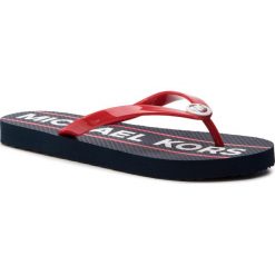 Japonki MICHAEL MICHAEL KORS - Mk Flip Flop 40S9MKFA4Q Bright Red. Czerwone klapki MICHAEL Michael Kors, bez wzorów, z materiału, bez obcasa. W wyprzedaży za 169.00 zł.