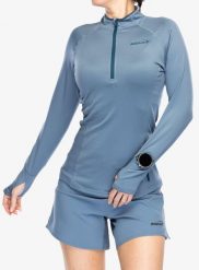 Bluza z zamkiem damska Inov-8 Venturelite Mid HZ. Szare bluzy Inov-8, l, bez wzorów, z poliesteru, bez kaptura. Za 191.29 zł.