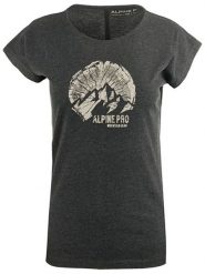 Alpine Pro Koszulka "Udawa" w kolorze antracytowym rozmiar: XL. Czarne bluzki Alpine Pro, xl, bez wzorów, bez kołnierzyka, bez ramiączek. Za 78.10 zł.