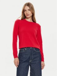 United Colors Of Benetton Sweter 1002D1K01 Różowy Regular Fit. Czerwone swetry United Colors of Benetton, l, bez wzorów, z wełny, bez ramiączek. Za 249.99 zł.