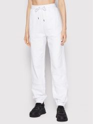 Iceberg Spodnie dresowe 22EI2P0B04163061101 Biały Relaxed Fit. Białe spodnie dresowe Iceberg, bez wzorów, z bawełny. Za 269.99 zł.