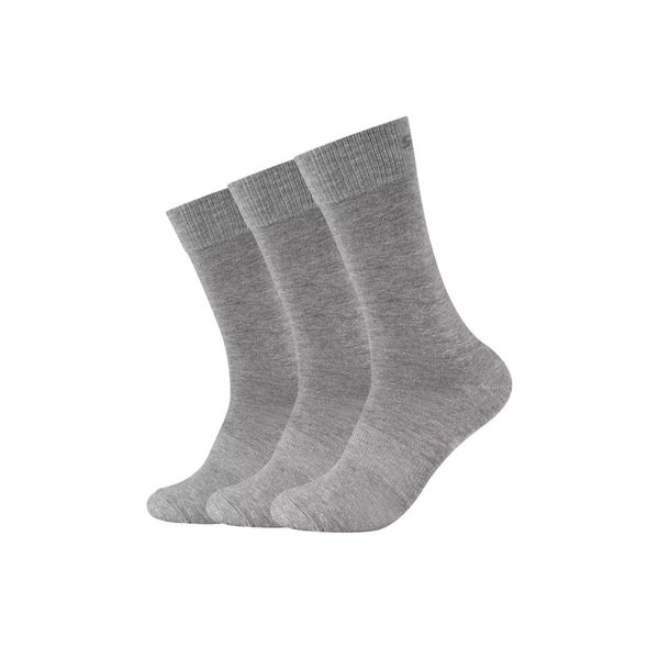 Skarpetki sportowe damskie 3PPK Mesh Ventilation Socks. Szare skarpety Skechers, bez wzorów, z bawełny. Za 29.99 zł.