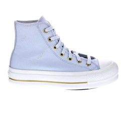 Buty Converse Chuck Taylor All Star Podwyższona Platforma Wysokie Niebieskie. Niebieskie trampki Converse, bez wzorów, bez zapięcia. Za 400.00 zł.