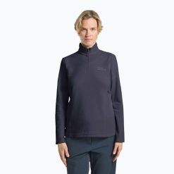 Bluza trekkingowa damska Jack Wolfskin Taunus Hz. Niebieskie bluzy Jack Wolfskin, xs, bez wzorów, z materiału, bez kaptura. Za 179.99 zł.