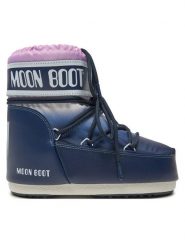 Moon Boot Śniegowce 80D1409530 Granatowy. Niebieskie trapery i śniegowce Moon Boot, ze skóry. Za 859.99 zł.