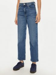 Tommy Jeans Jeansy Layla DW0DW19563 Niebieski Straight Fit. Niebieskie jeansy Tommy Jeans, bez wzorów. Za 249.99 zł.