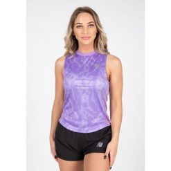 Raleigh Top bez rękawów ilac. Fioletowe topy GORILLA WEAR, m, bez wzorów, bez kołnierzyka, bez ramiączek. Za 149.00 zł.