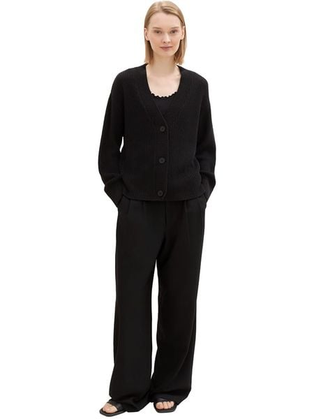 TOM TAILOR Denim Kardigan w kolorze czarnym rozmiar: XL. Czarne kardigany TOM TAILOR DENIM, xl, bez wzorów, z denimu. Za 107.12 zł.