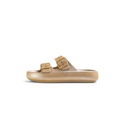 Sandały damskie Fila Tireno. Żółte sandały Fila, bez wzorów, eleganckie, bez obcasa, bez zapięcia. Za 159.00 zł.