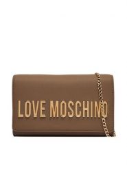 LOVE MOSCHINO Torebka JC4103PP0PKD0203 Brązowy. Brązowe torebki klasyczne Love Moschino, bez wzorów, ze skóry, bez dodatków. Za 699.99 zł.