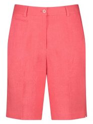 Gerry Weber Lniane bermudy w kolorze czerwonym rozmiar: 40. Czerwone szorty Gerry Weber, bez wzorów. Za 184.89 zł.