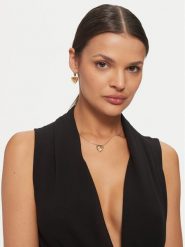 Guess Naszyjnik JUBN0460 6JW Złoty. Żółte naszyjniki Guess, metalowe. Za 279.99 zł.