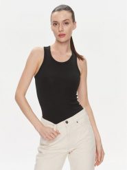 Calvin Klein Top Modal Rib Tank Top K20K206406 Czarny Slim Fit. Czarne topy Calvin Klein, xs, bez wzorów, bez kołnierzyka, bez ramiączek. Za 139.99 zł.