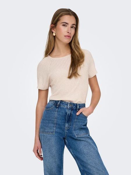 JDY Sweter "Bodilla" w kolorze beżowym rozmiar: XL. Brązowe swetry JDY, xl, bez wzorów, bez ramiączek. Za 89.95 zł.