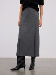 BGN Spódnica w kolorze antracytowym rozmiar: 40. Czarne spódnice BGN, na co dzień, bez wzorów, midi, proste. Za 126.15 zł.