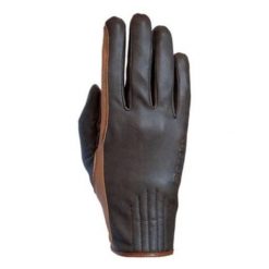 Rękawice Roeckl Kido. Brązowe rękawiczki Roeckl, bez wzorów, z materiału. W wyprzedaży za 176.50 zł.