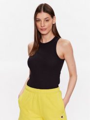 Champion Top 116251 Czarny Regular Fit. Czarne topy Champion, l, bez wzorów, z bawełny, bez kołnierzyka, bez ramiączek. Za 59.99 zł.