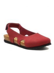 Comfortfusse Skórzane baleriny w kolorze czerwonym rozmiar: 38. Czerwone baleriny Comfortfüße, bez wzorów, ze skóry, bez obcasa. Za 171.68 zł.